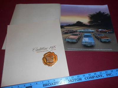 Folleto Cadillac 1978 / Big 40 páginas 11,5 x 12,5 catálogo Prestige / '78 Cadillac Foto 1 de 4