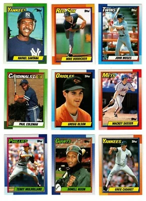 1990 Topps Baseball Trading Cards You Pick / Choose From List #s 651 - 792  mb11 - Image 1 of 4