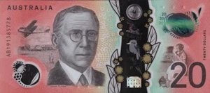 AUSTRALIEN 20 DOLLARS 2019 P-64b POLYMER UNC - Bild 1 von 2