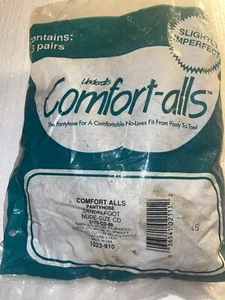 UNDER-ALLS PANTYHOSE SANDLEFOOT SLIGHTLY IMPERFECT NUDE PKG/3 SIZE CD - Picture 1 of 1