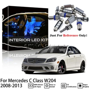 16Pcs Ultra Blue LED Interior Light Package Fit For 08-13 Mercedes C Class W204 - Picture 1 of 12
