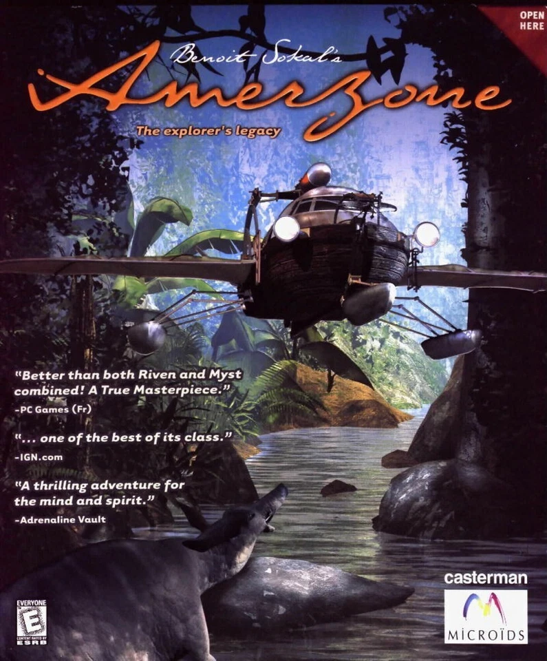 Amerzone: The Explorer's Legacy PC Game CD Rom 1999 Microids explorers - Image 1 of 4