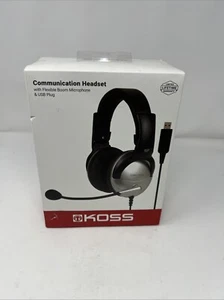 KOSS 178203 SB45 USB Full-Size Over-Ear Communication Headset - Picture 1 of 7