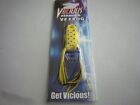 (LOT OF 3)-Vicious Fishing Topwater VF Frog VF40 IN YELLOW MIDNIGHT COLOR 