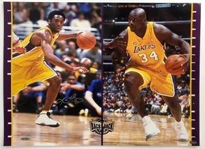 Kobe Bryant and Shaquille O'Neal Dual Signed 16"x20" Photograph Upper Deck 6/125 - Picture 1 of 5