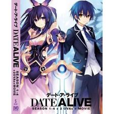 Date A Live Season 1-4 + 2 OVAs + Movie Japanese Anime DVD English Dub Region 0