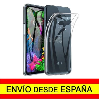 ONLINEX® Funda Silicona para LG G8s THINQ Carcasa Protector Transparente TPU a0533