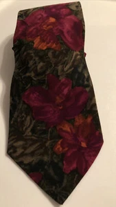 Tango by Max Raab Floral 100% Rayon Mens Tie (USA Made) - Picture 1 of 7