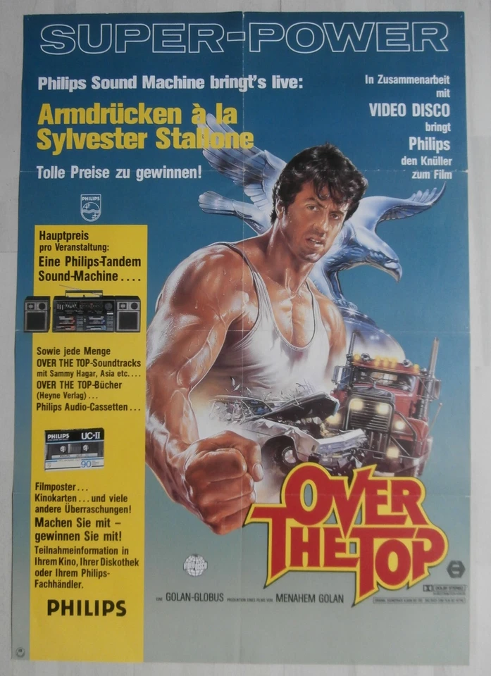 Over the Top (1987) - Kinoplakat Filmplakat (Sylvester Stallone) - Bild 1 von 1