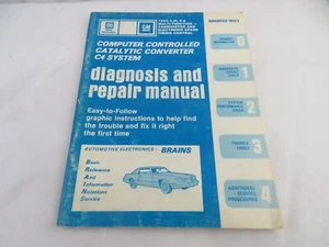 GM 1980 convertidor catalítico controlado por computadora manual de diagnóstico y reparación - Imagen 1 de 4