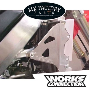 CR250 02 03 04 Radiator Braces Works Connection Guards Honda WC Mx - Picture 1 of 4