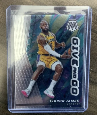 LeBron James 2022-23 Panini Mosaic Give and Go #3 - Image 1 of 2