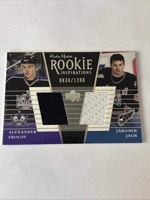 JAROMIR JAGR ALEXANDER FROLOV 2002 Rookie Update #159c ROOKIE INSPIRATIONS /1200 - Image 1 of 2