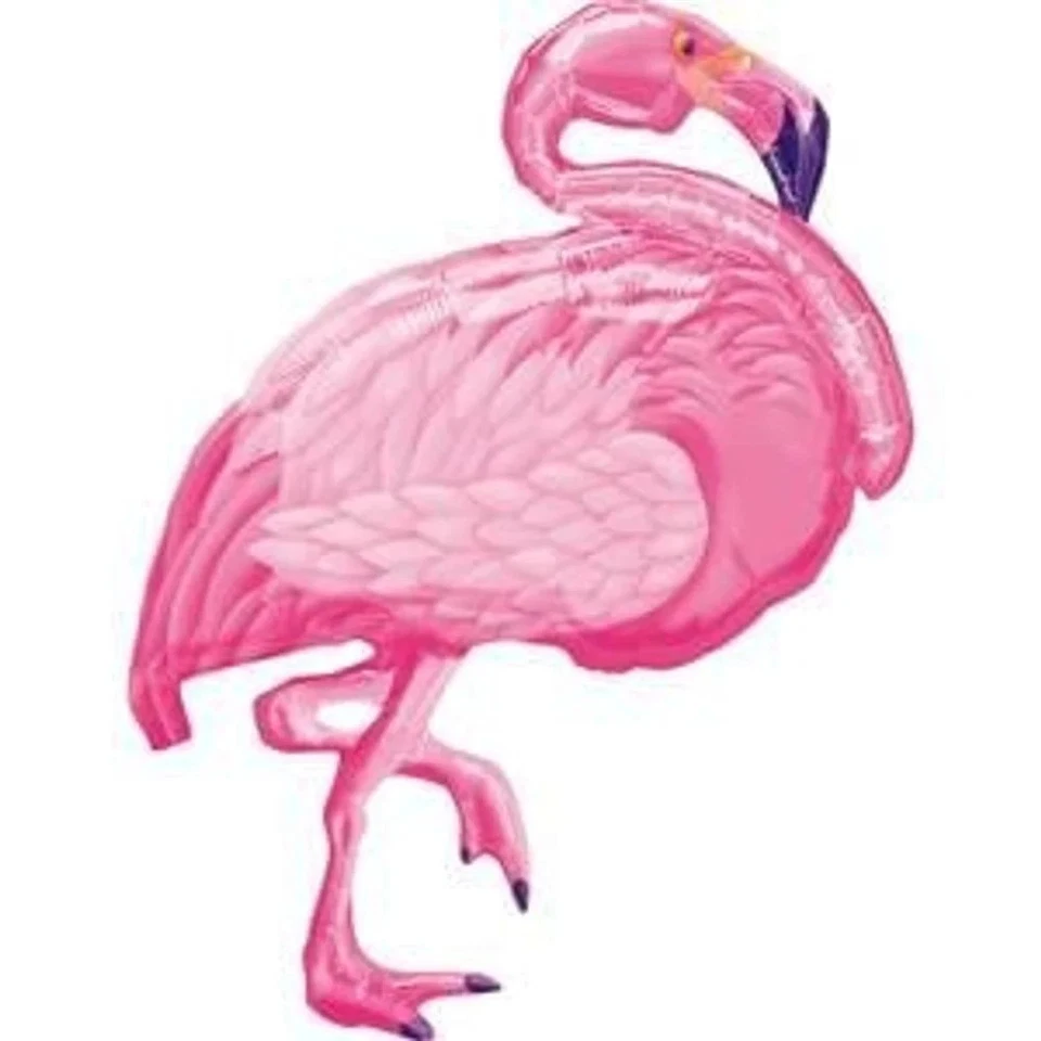#review XL 27 Pink Flamingo Super Shape Mylar Foil Balloon Hawaiian Luau Party by Anagram