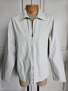 GAP light Beige Collared Jacket Sz L - Picture 1 of 9