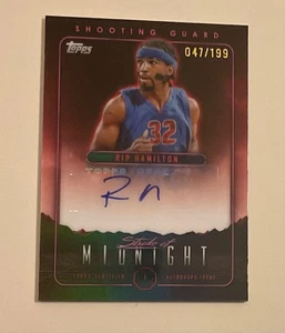2024 Topps Midnight Rip Hamilton Stroke Of Midnight Auto /199! - Bild 1 von 2