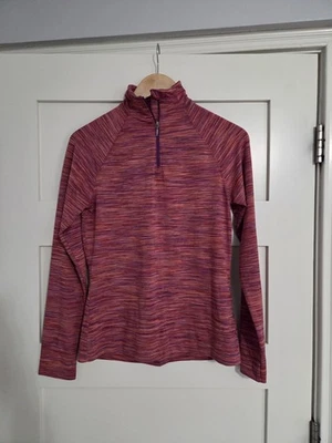 Women's Merrell Pink Quarter Zip Shirt, Small - Image 1 of 3