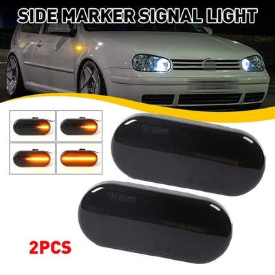 2* LED Fender Marker Side Light Sequential for 1999-04 Volkswagen B5/B5.5 Passat - Image 1 of 4
