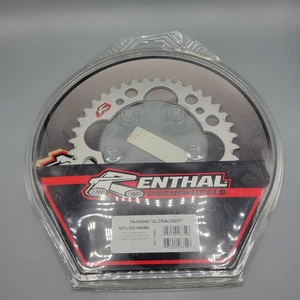 Renthal Sprocket Rear 39T 520 Ultralight Aluminum Silver #437U-520-39GBSI Yamaha - Picture 1 of 2