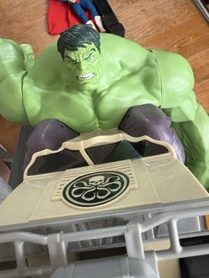 Hulk Smash RC Jeep Truck Jakks Marvel Avengers XPV No Remote - Image 1 of 3