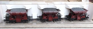 Fleischmann 550503 K H0 Set 3x Talbot Schotterwagen+ Ladung gealtert DB Epoche 4 - Bild 1 von 6