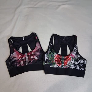Ultracor Flores Luna Sports Bra Top Bundle (2) XS Sporty Athleisure Streetwear - Picture 1 of 12
