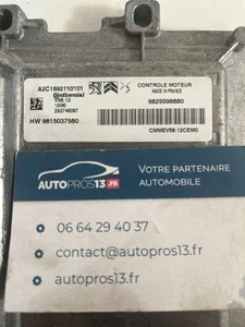 MOTORSTEUERGERÄT ECU PEUGEOT CITROEN 1.2 PTEC A2C1892110101 9829598880 V56.12 - Bild 1 von 10