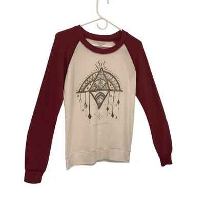 Top Spiritual Gangster Blanco Yoga Ojo Cuello Redondo Mediano Raglán Manga Larga  Foto 1 de 4