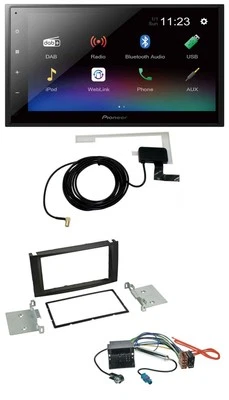 Pioneer DAB MP3 Bluetooth 2DIN USB Autoradio für VW T5 Multivan Caravelle Touare - Bild 1 von 4