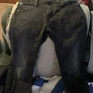Denim & Supply Ralph Lauren Slim Faded Black Denim Mens 34x30 Distressed - Picture 1 of 4
