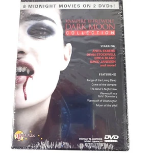 Vampire Werewolf Dark Moon Collection 2-Disc 6 Films! Brand New Factory Sealed - Picture 1 of 4