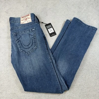 True Religion Jeans Men's 31x35 Medium Tidal Wash Ricky Relaxed Straight - Image 1 of 4