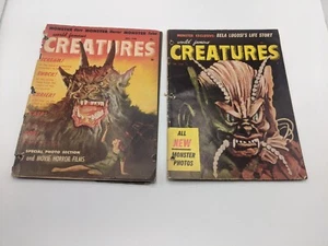 RARE Lot of 2 World Famous Creatures Magazine Issues 2 & 3 - Bild 1 von 11