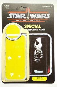 KIT VINTAGE HAN SOLO EN CARBONITA POWER OF THE FORCE LAST 17 CARD BACK KIT - Imagen 1 de 2