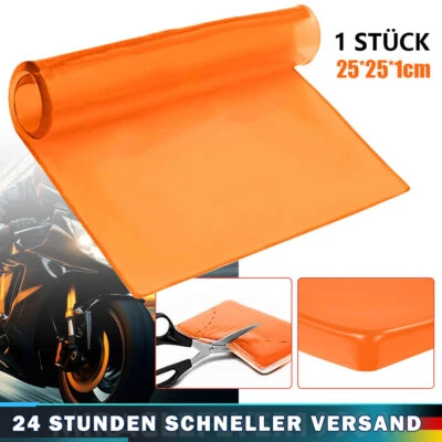 Gelkissen Motorrad Sitz Sitzgel Gel Pad Dämpfung Matten Kissen Zubehör 25x25x1cm - Bild 1 von 4