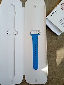 ONLY one Piece Apple Watch Sport Band Strap 44mm Surf Blue SM, NEW. 