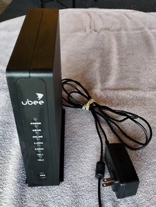 Altice Ubee UBC1322 Wireless 4-Port Voice Router / Modem with Power Cord - Picture 1 of 3