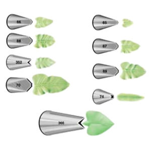 Wilton Leaf Leaves Nozzle Tips for Piping Icing Cup Cake Sugarcraft Decorating