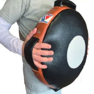 Winning Boxing Drum Mitt ( 2-way type ) Strike Pads Black and Brown CM85 NEW - Picture 1 of 8