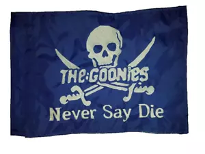 Custom GOONIES NEVER SAY DIE Safety FLAG ATV UTV SAILBOAT Truck Car - Picture 1 of 6