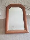 Beautiful Vintage " Heavy" Bevelled Edge Mirror & Frame In A Pine Frame.