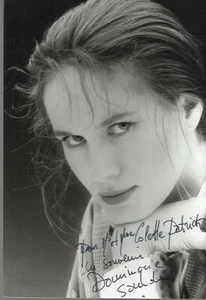 ATTRICI FRANCESI _DEDICA E AUTOGRAFO ORIGINALI DI DOMINIQUE SANDA SU FOTOGRAFIA - Imagen 1 de 1