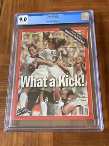 Women’s World Cup Time CGC 9.0 W Newsstand (Iconic Cover)-Not Sports Illustrated - Picture 1 of 4