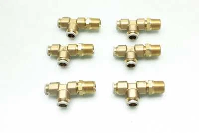 9 New Parker 171PLP-8-8 Prestolok Fittings / Brass / Tee / 1/2" x 1/2" x 1/2" - Image 1 of 4