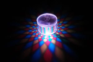 Set of 2 LiteRays LED Light Up Projection LitePod Drink Accessory- Diamonds - Picture 1 of 3