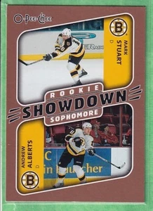 2006-07 O-Pee-Chee Showdown #637 Mark Stuart, Andrew Alberts Boston Bruins - Picture 1 of 2