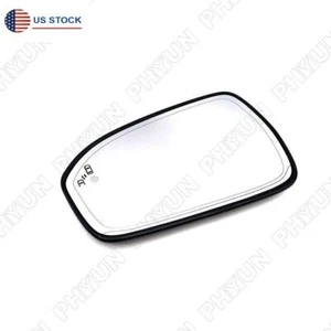 Driver Side Mirror Glass Left With Blind Spot Detect For Ford Fusion 2013-2021 - Picture 1 of 8