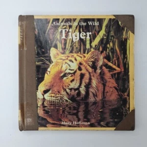 Animals In Wild Tiger By Mary Hoffman Educational Vintage Former Library Book - Picture 1 of 6