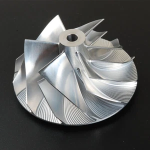 6+6 Turbo Compressor Wheel For Garrett T04E 442476-0014 56.48 / 74.99mm - Foto 1 di 5