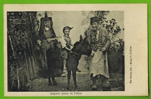  CPA - Départ pour la foire avec son ane - Réf.A.60 - Bild 1 von 2